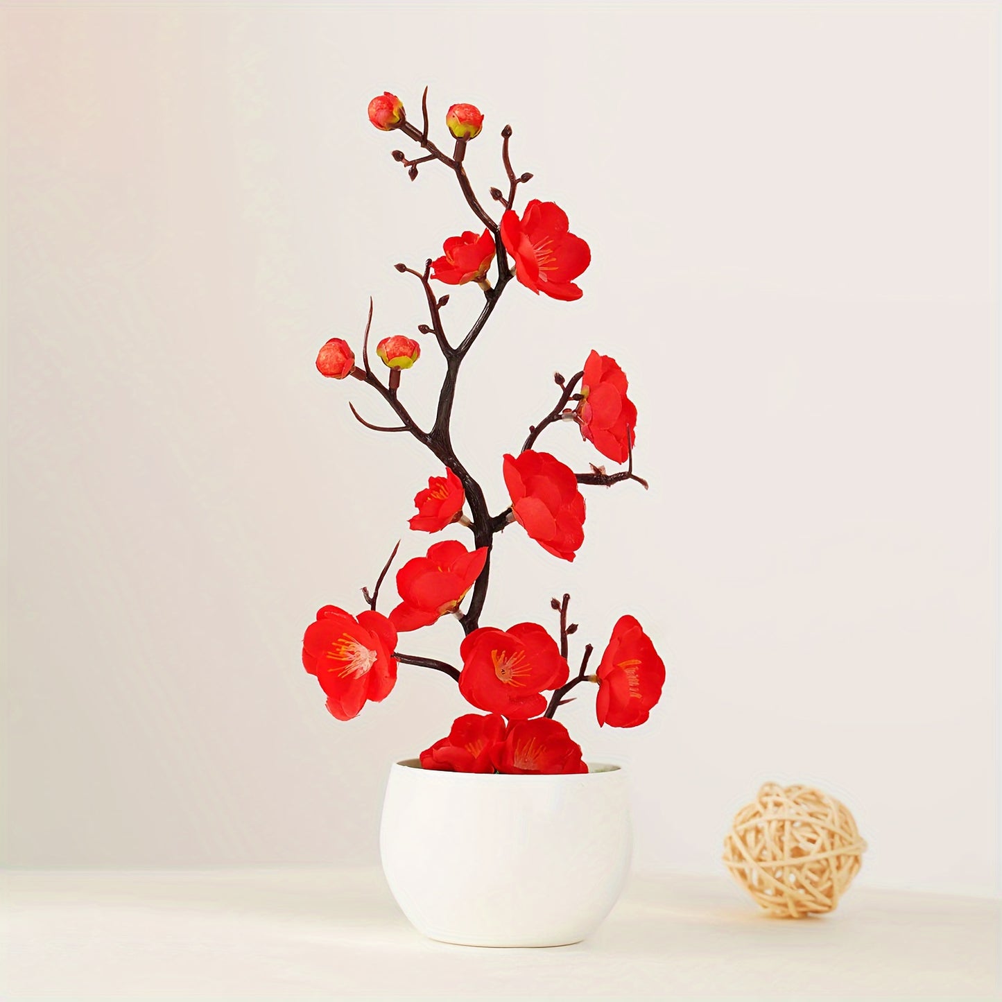 Simulation Wax Plum Bonsai - DECO