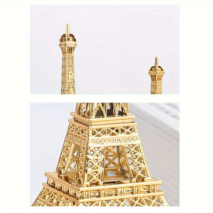 Golden Eiffel Tower Statue - DECO