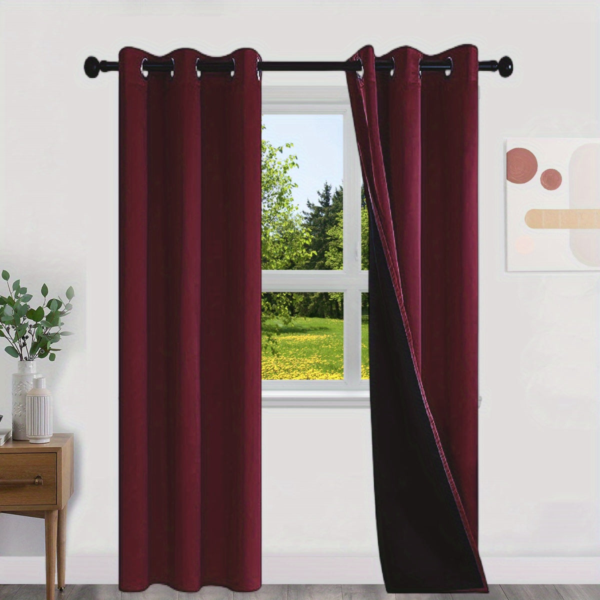 Minimalist Blackout Curtains (2 pcs)