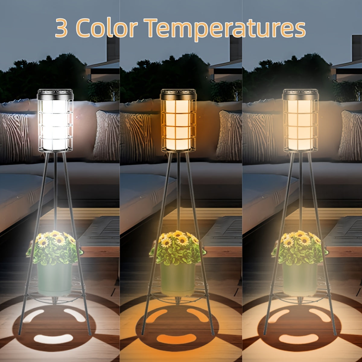 Solar Floor Lamp with Stand - DECO