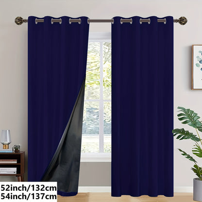 Insulated Blackout Curtains (2 pcs)