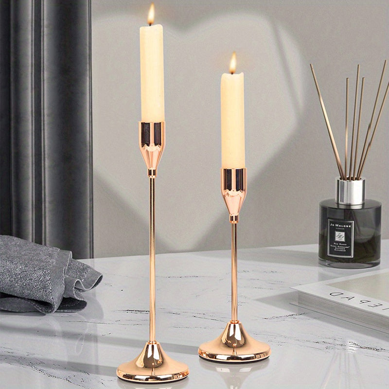 Metal Candle Holder Set (2 pcs) - DECO