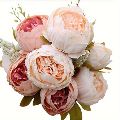 Artificial Peony Flower Bouquet - DECO