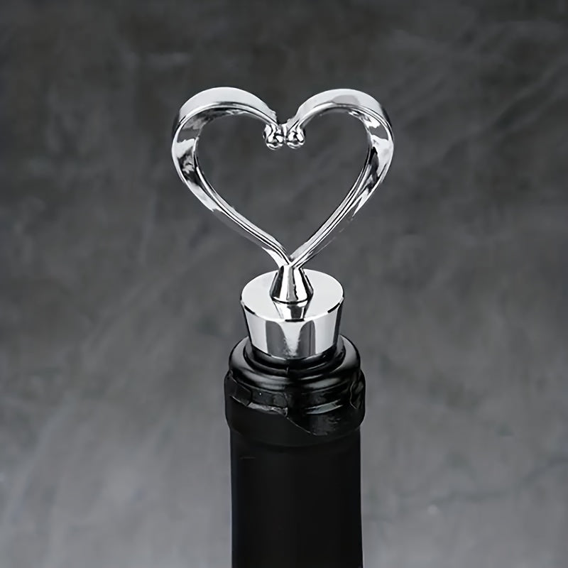 Heart-Shaped Wine Stopper - DECO