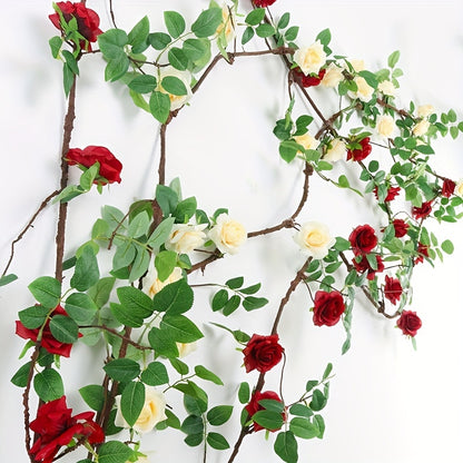 Artificial Rose Vine (230 cm) - DECO