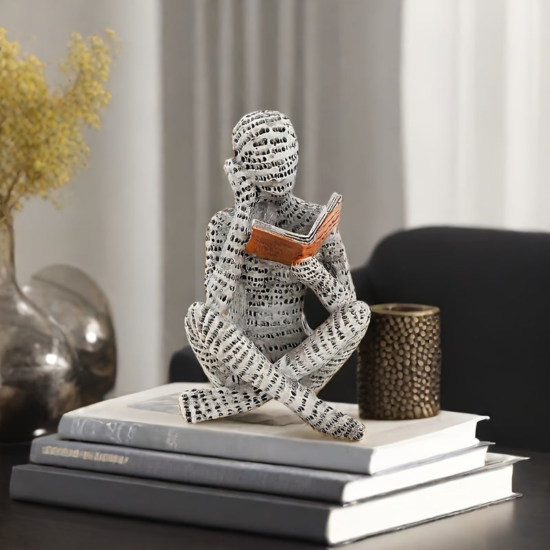 Abstract Letter Man Book Decoration - DECO