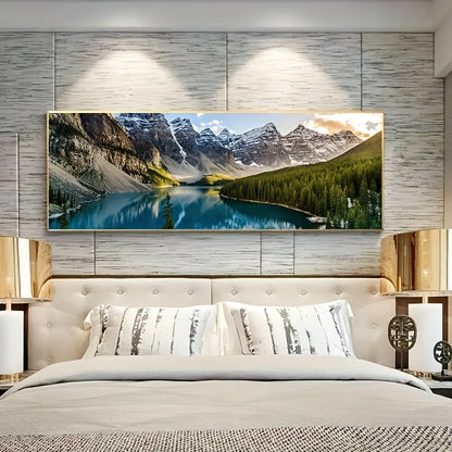 Lake Forest Mountain Canvas Art Print - DECO