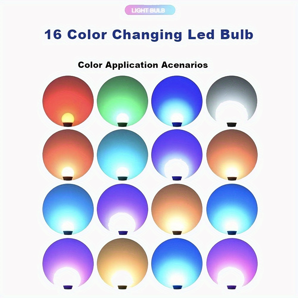 Smart RGB LED Light Bulb – 16 Colors - DECO