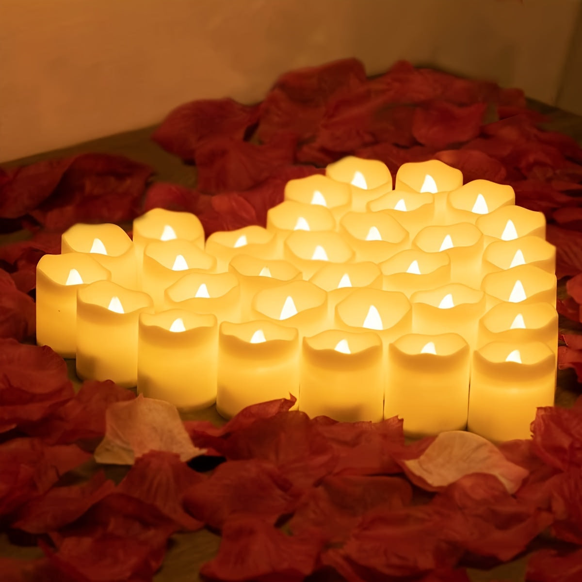 LED Flameless Ripple Candles Set - DECO