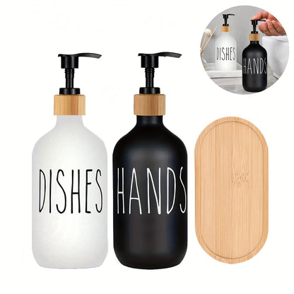 Soap Dispenser Set with Tray - DECO