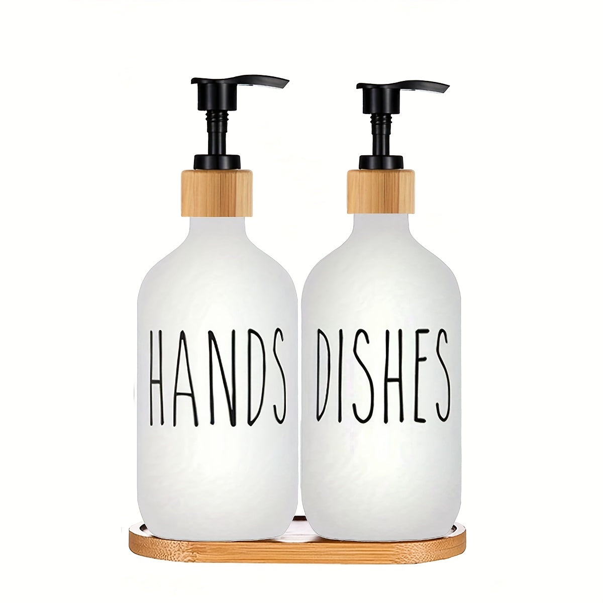 Soap Dispenser Set with Tray - DECO