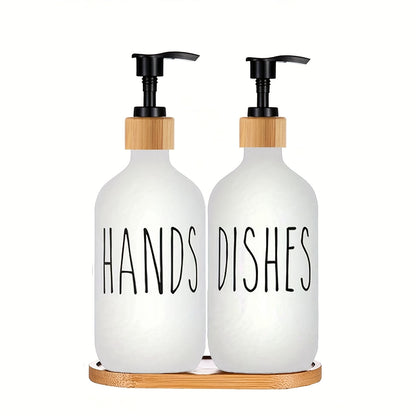 Soap Dispenser Set with Tray - DECO