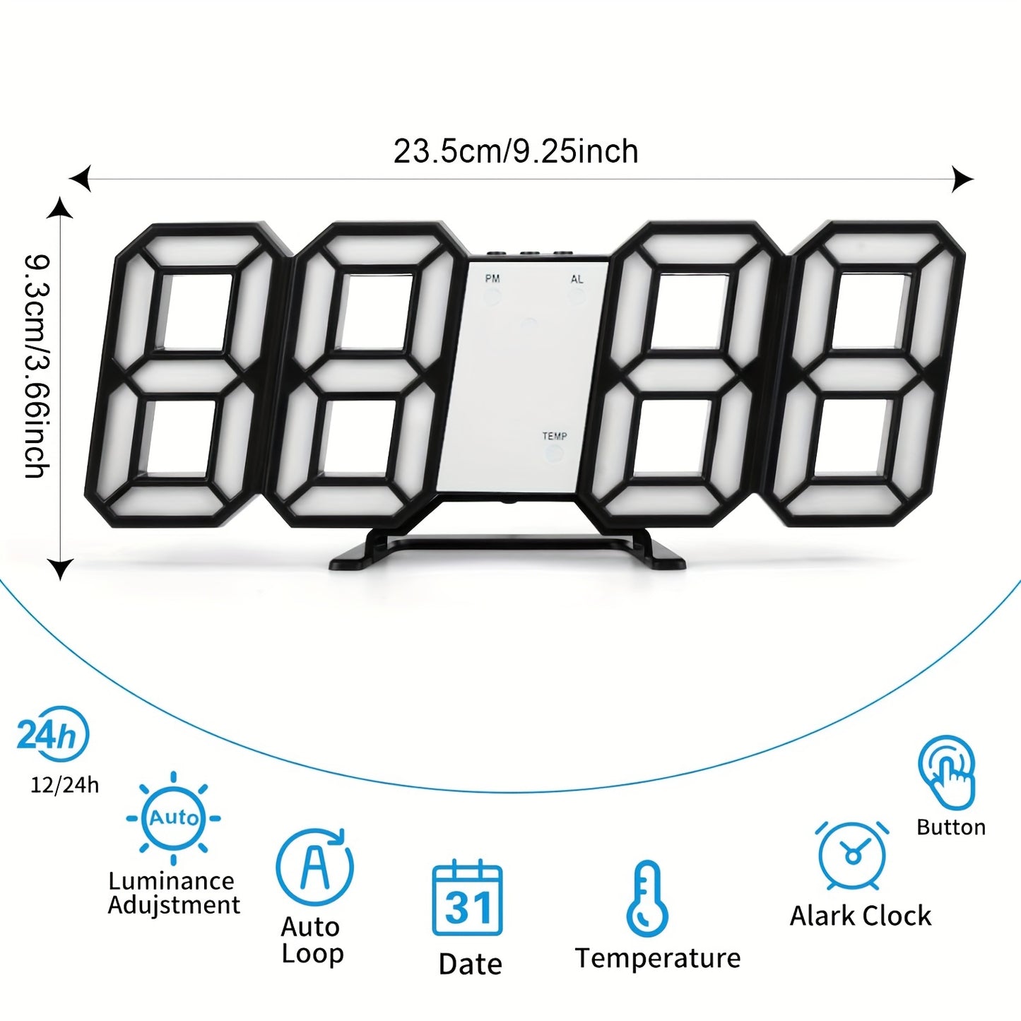 Digital LED Alarm Clock - DECO