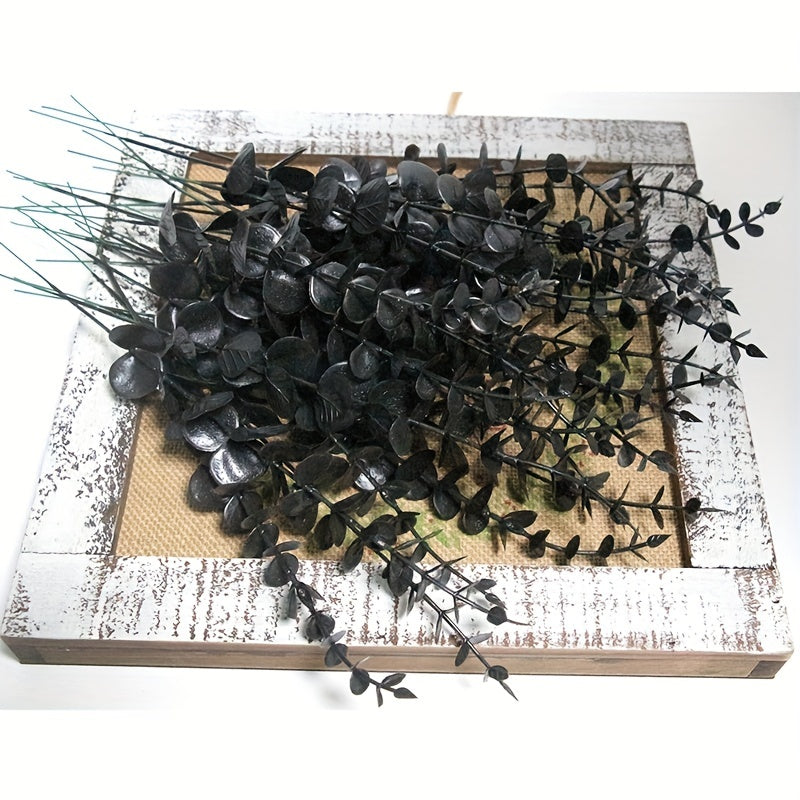 Black Eucalyptus Leaves (10 pcs) - DECO