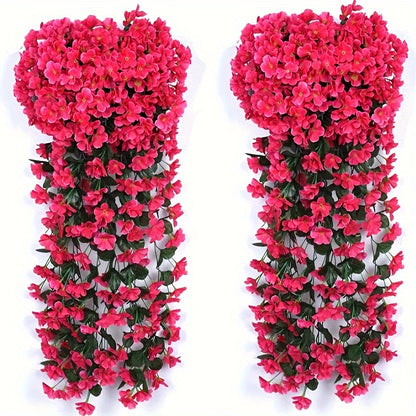 Violet Ivy Artificial Flowers (2 pcs) - DECO