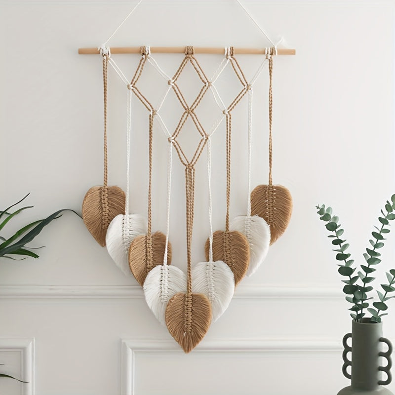 Boho Leaf Tassel Tapestry - DECO